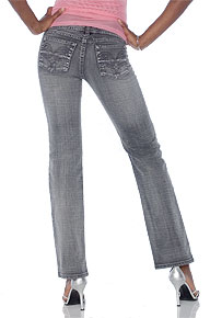 GLO Gray Jeans Straight Leg