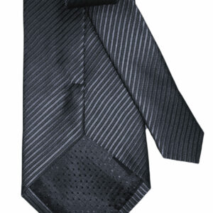 Silk Textured Tie – Gray Shine