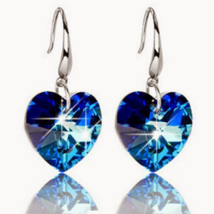 Deep Blue Love – Drop Earrings